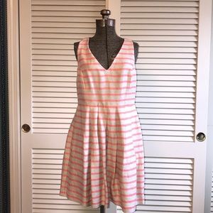 Banana Republic // Striped Linen Dress // Sz 12